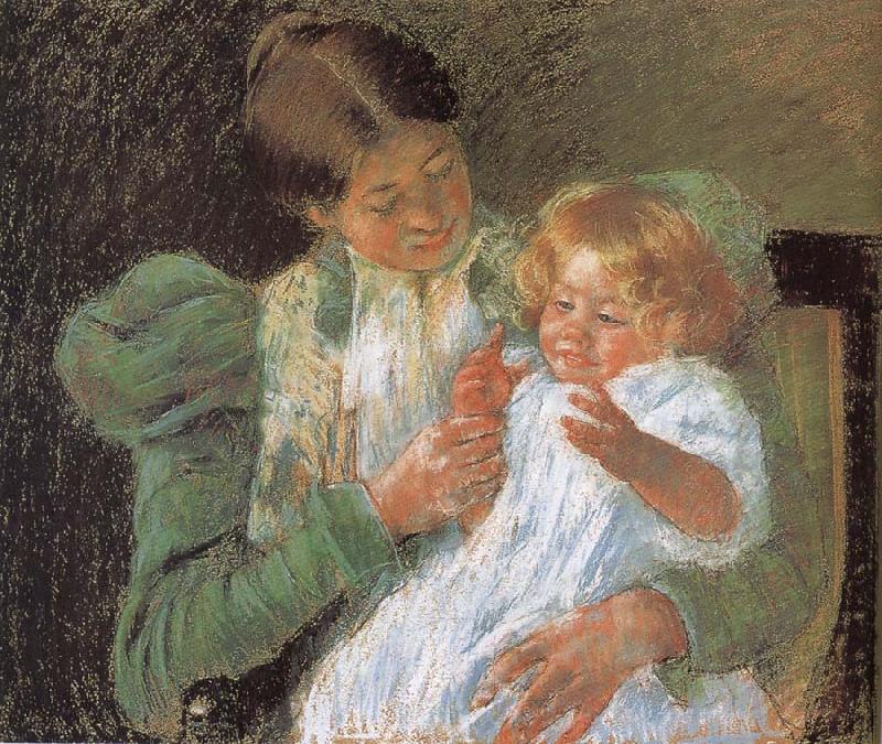 Mary Cassatt Mother and son